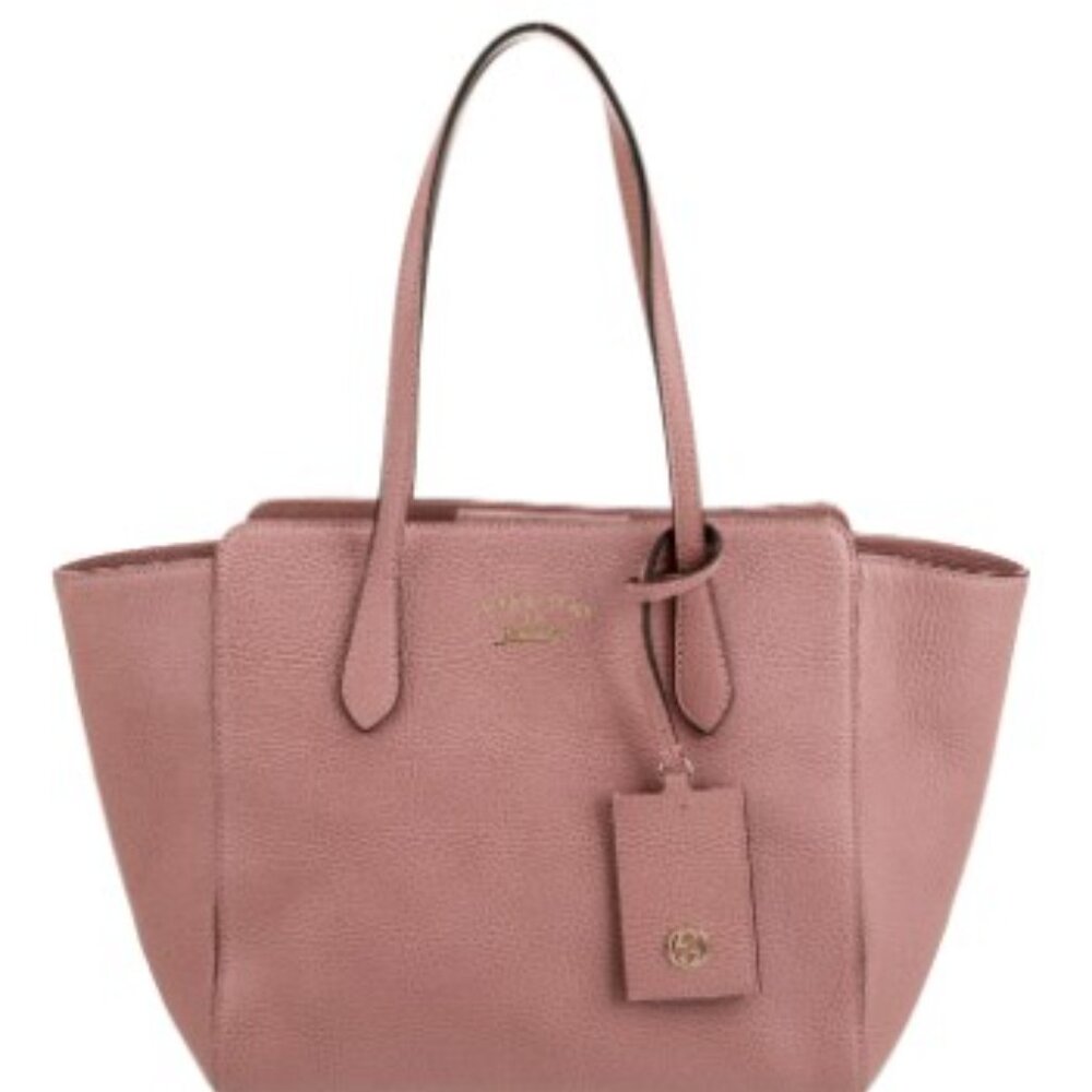Gucci Medium Swing Tote Bag Rose Pink